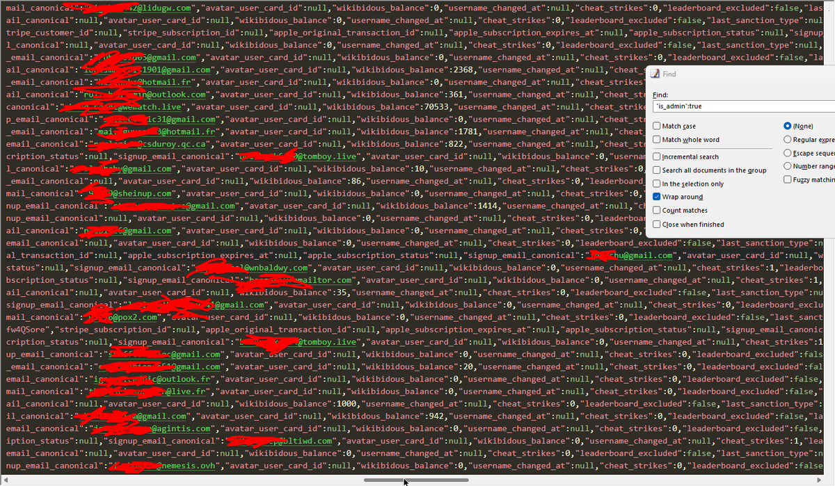 williamamamaaa's tweet photo. @Achille_2C un truc marrant avec wikimasters c que tu peux breach le site en cinq minuets et leak les mails de tlmd https://t.co/OmrSU7jicC