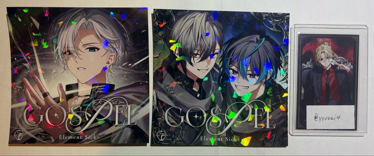 yyovei4's tweet photo. 【交換】 Element Sicks EL6 アルバム GOSPEL 初回限定盤 封入特典 フォトカード 着せ替えジャケット

譲：💛🩵、🤍

求：❤️、💜(どちらも書き下ろし)

💜は知人分になります。
歌詞抜け防止のため、💛🩵、🤍のノーマルとも交換してくださる方優先
郵送でのお取引のみ
よろしくお願いいたします。 https://t.co/WR2ihdh87P