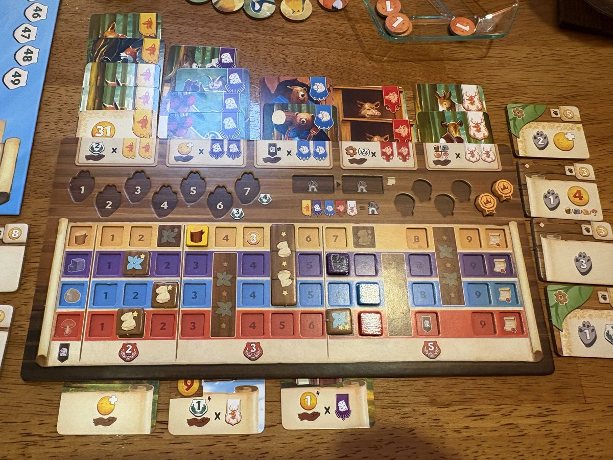 yukky0352's tweet photo. 先日キングダムクロッシング遊びました😊
どのルートで何歩動くかとかどのカードを選択するか色々悩ましくてgoodゲーム👍
オルロイはルールの把握が難しくて頭に入ってこなかった🌀😂 https://t.co/Nw8v8kQI5J