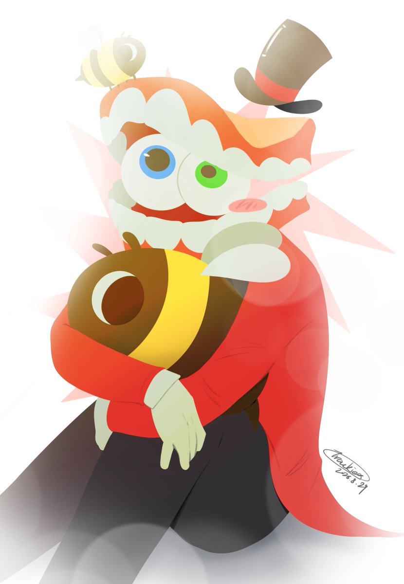 _Trackie_eee's tweet photo. I've finished coloring it 
#caine #theamazingdigitalcircus #TADCㅤ https://t.co/oOi3mtvUJg