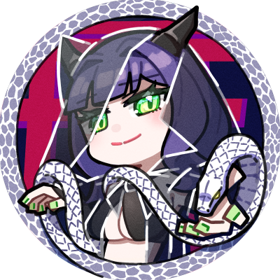UwabamiSumire's tweet photo. 【ご報告】
🐍💜新しいアイコン、完成しました。

今回のアイコンは、友人のま琴。さん（@Vtuber63969369 ）に描いていただきました！

すみれらしさをぎゅっと詰め込んでもらえて、とっても可愛くて大好きです。

これからこのグレード���ップしたアイコンで、たくさんの方をお迎えできますように。 https://t.co/nyvG5yAQNp