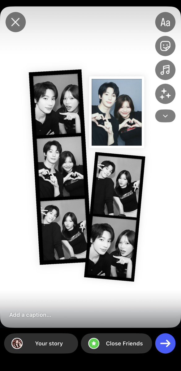 www2003com's tweet photo. เพิ่งเคยเล่น photostrip ในไอจี เอารูปจาก photoism มาใส่แล้วน่าร้ากมากก กก ㅜㅡㅜ ♡  ทูช้อต 300฿ ฟินขึ้นล้านเท่า 💘✌🏻⭐️🎞️ https://t.co/xSheUz508x
