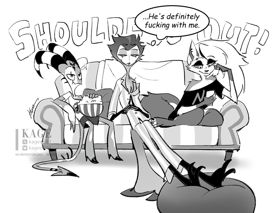 kaged640's tweet photo. About that pajamas thing... 🤭

 #HelluvaBoss‌    #Stolitz https://t.co/gy2lOUHZaT