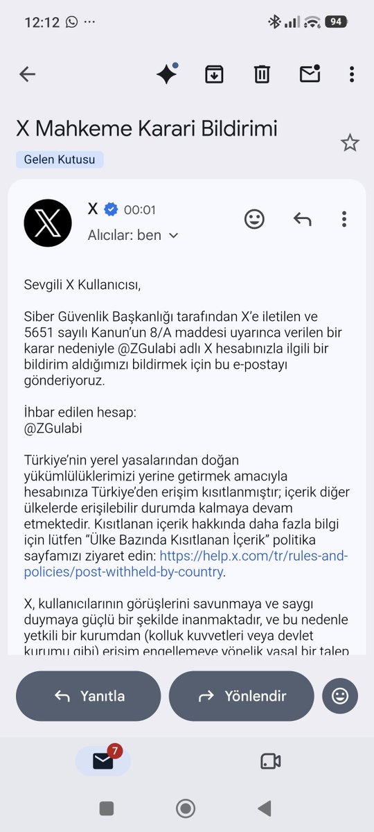 ZGulabi_LP's tweet photo. İletişim Başkanlığı eski X hesabımı Türkiye'de erişime engellemiş, mahkeme kararı ile. Lütfen bu hesabı takibe alın.
Özgürlük için durmak ve yorulmak yok https://t.co/VD8R1QuKKV