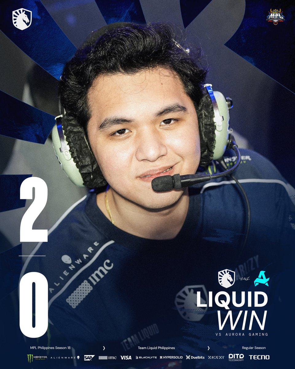 teamliquidph's tweet photo. The northern lights bore witness as the Cavalry took command of the battlefield. Under the glow, our charge thundered through! 🐎💙 

#LetsGoLiquid #TeamLiquidPH #MPLPhilippines https://t.co/WepEFHjG9U