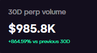 DiamondXPerps's tweet photo. DX Auto just put up $985.8K in 30-day perp volume. That’s +864% vs the month before.

Bots don’t sleep.
https://t.co/CpEvh7v4hk https://t.co/l7UWlexVB9