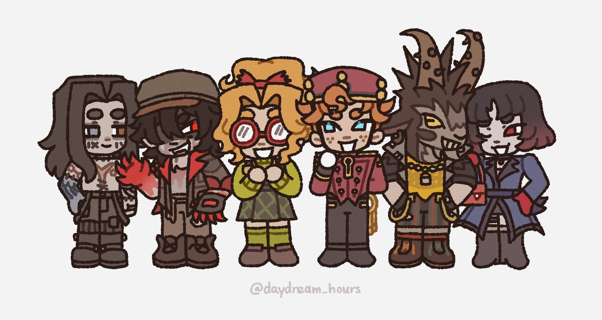 daydream_hours's tweet photo. [DEADLOCK] since we finally got to victor's release date, its officially been a full year since the full 6 heroes update has come out! 

actually an amazing batch of characters - they brought me, and many others, to start playing deadlock 🥰 #deadlock https://t.co/bXgMDFhcGt