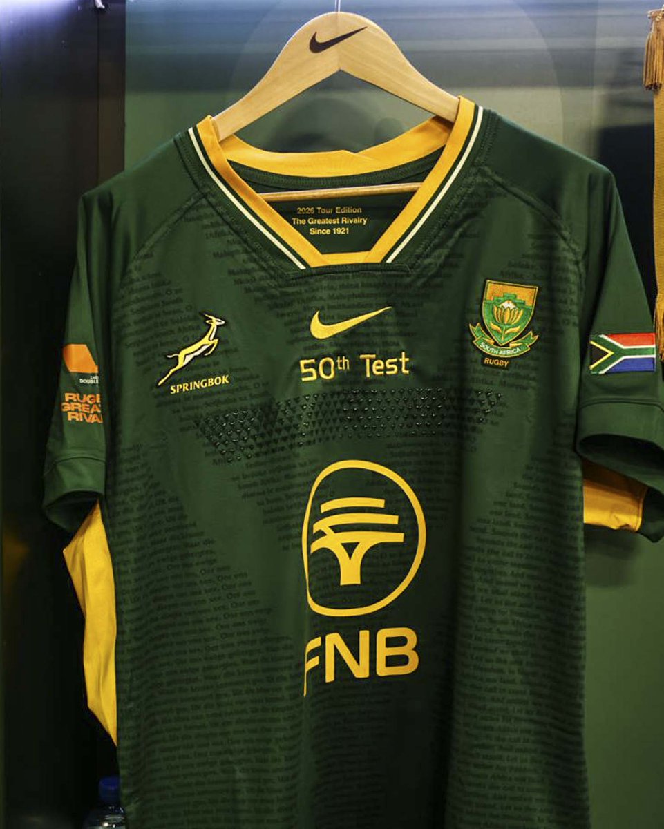 Springboks's tweet photo. Celebrating two special #Springboks milestones today 👌
#Springboks #ForeverGreenForeverGold #RugbysGreatestRivalry https://t.co/qZhe3M0MeB