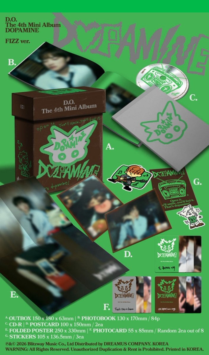 nicallure's tweet photo. D. O. 4th Mini Album DOPAMINE
Discounted Albums
Sealed NO POB

Limited Qty available

Order Form:
https://t.co/ll2S7IqQbB https://t.co/XrBxmxLWWd