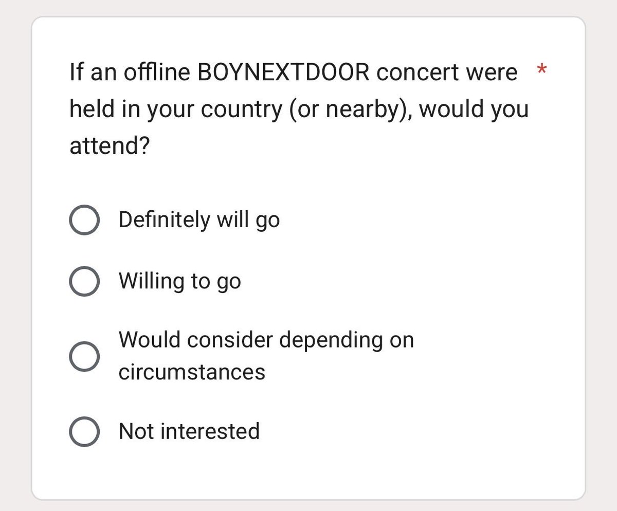 soobitunes's tweet photo. onedoors na umattend sa live viewing!! let’s answer the survey until 11:59pm tonight kasi may ganitong question https://t.co/nROPiCMa8z