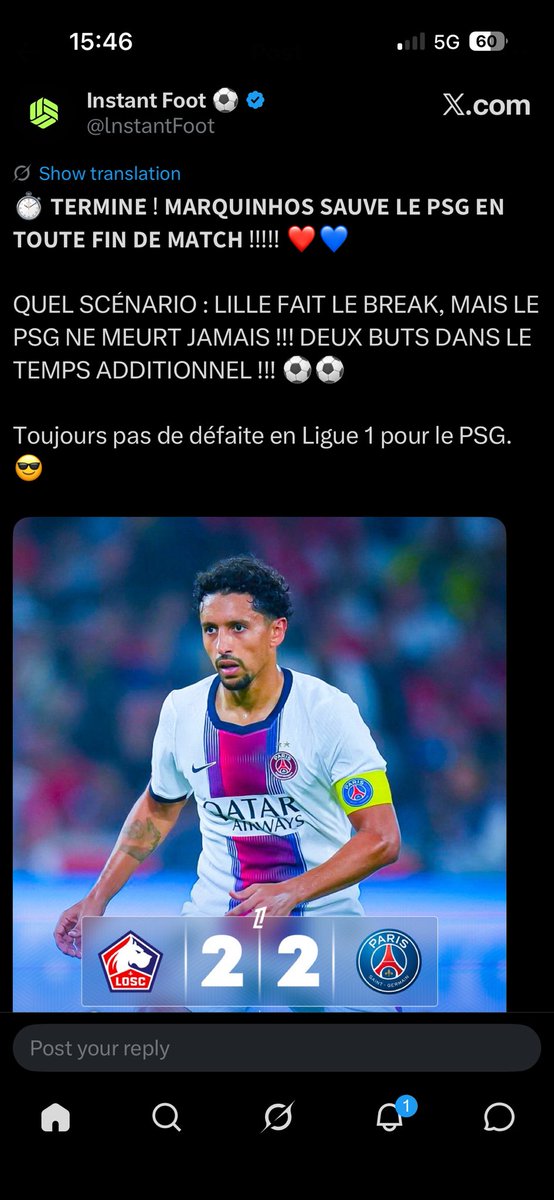 Matteo_Twt's tweet photo. la différence de traitement mdrrrr 

PSG 2 nuls = 😎
Liverpool 2 nuls = 😬 https://t.co/02VrCrXap1