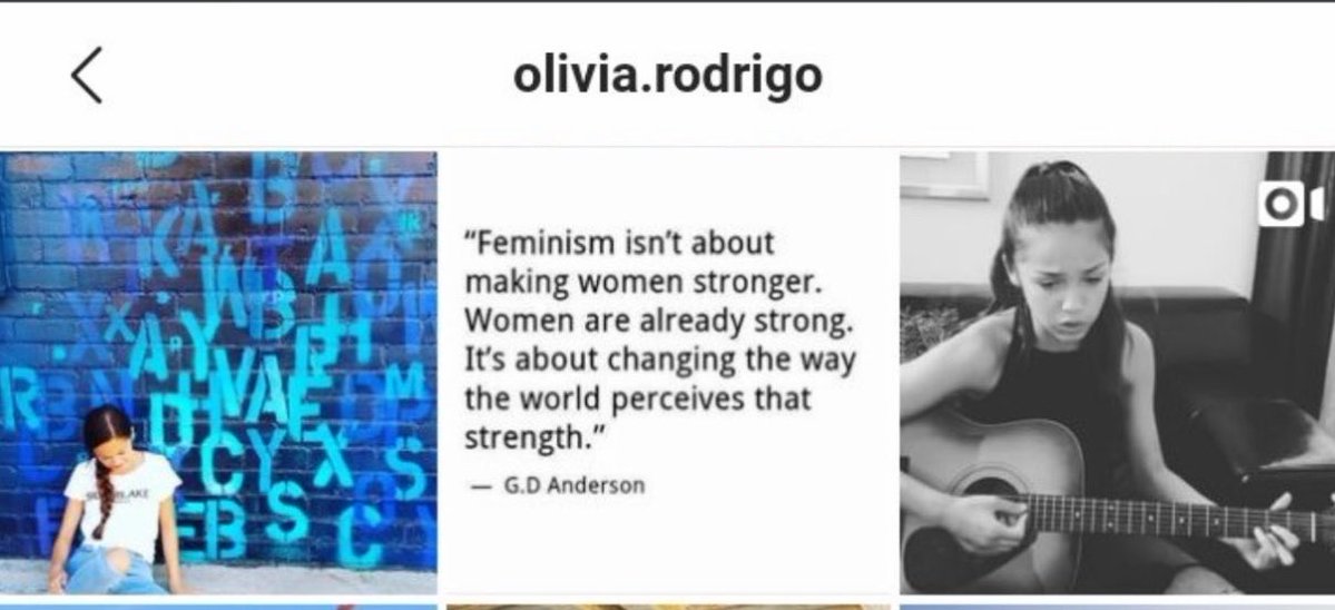 823blueblvd's tweet photo. Olivia’s been posting about feminism since age 12. She went to the 2018 women’s march at 14 yo as a disney child actor. Daisy Chain Fields is quite literally Olivia’s life’s work. Her entire career has always been guided by women, and this is her way of giving back https://t.co/v42VkDMIDQ