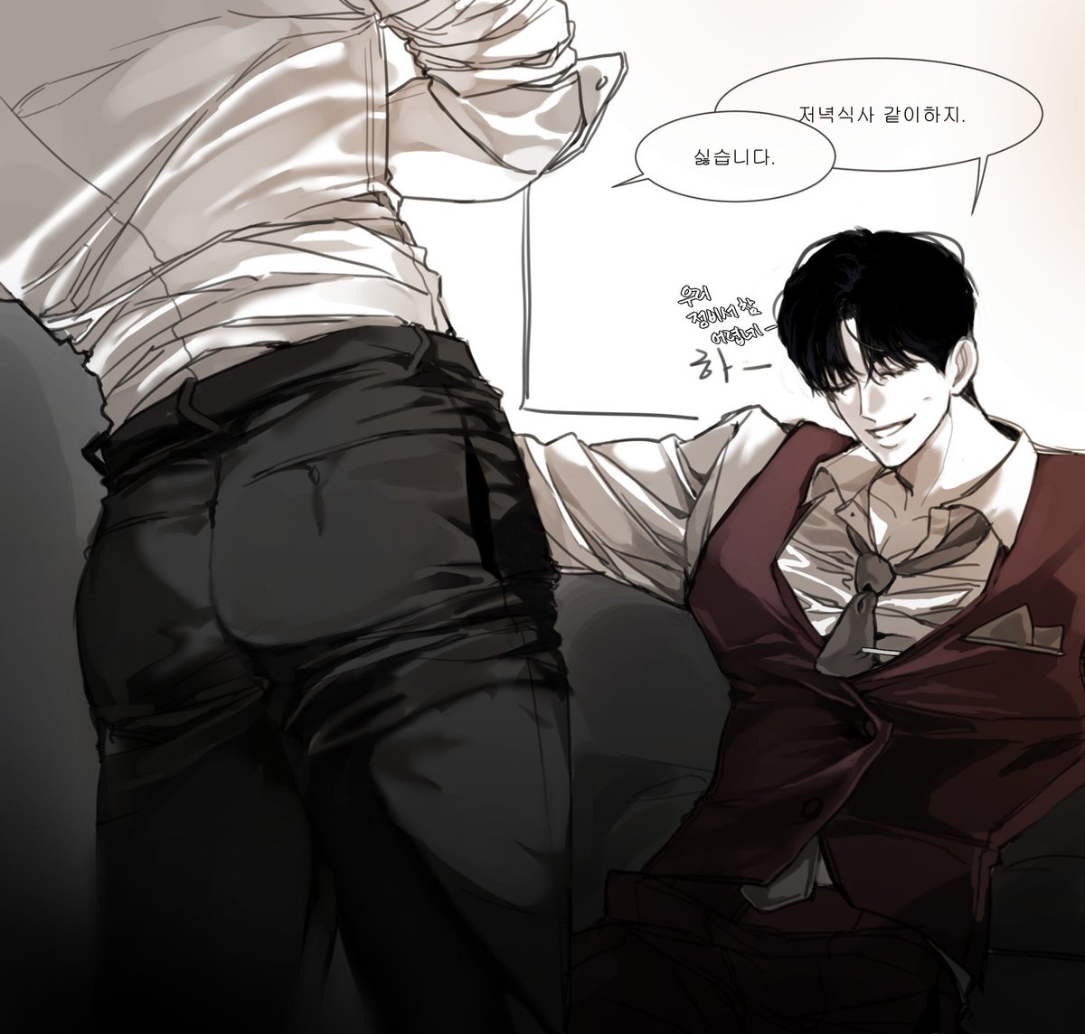 o___155's tweet photo. 짧게 그렸었던 만화 나름 얘네들 애정했다... https://t.co/L1fbVHZIbI