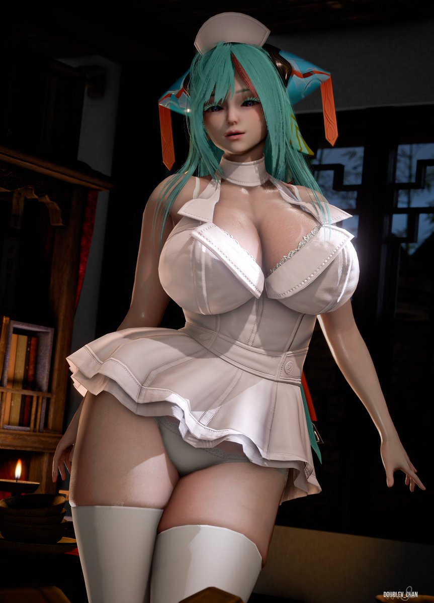 doublev_nsfw's tweet photo. As a healing support, Dydia can also be your nurse if you're hurt☺️ https://t.co/lUm26ex9dN