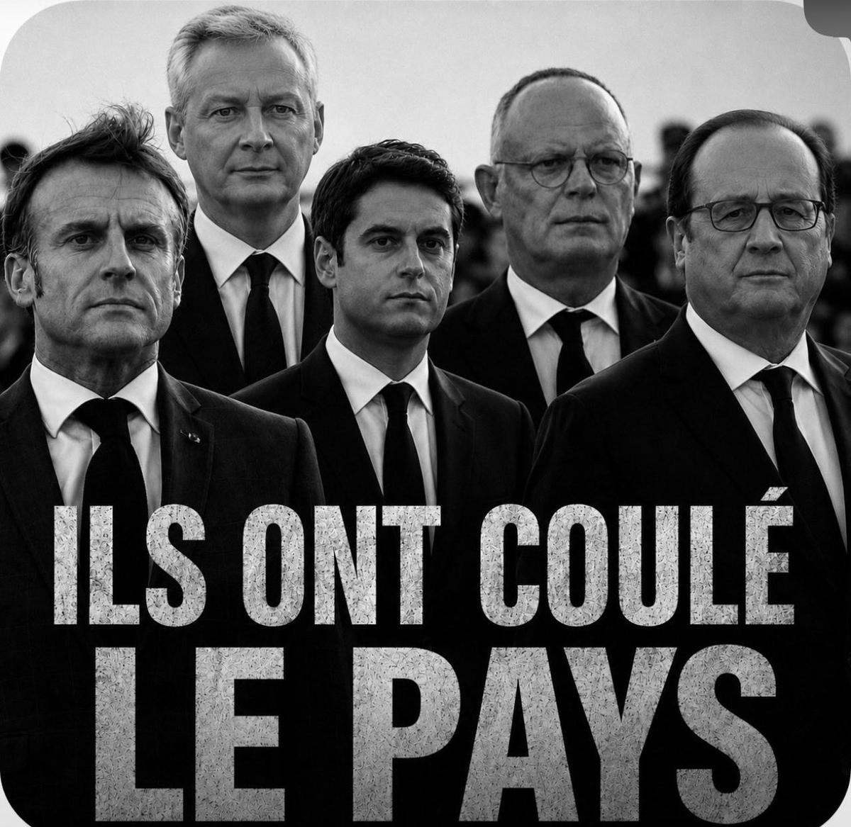 PrevostRenald's tweet photo. on jamais remis un pays à flot, avec ceux qui l'ont coulé !!! https://t.co/CWB5L6hjfW