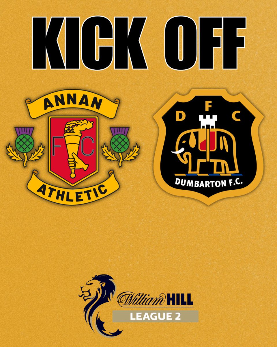 AnnanAthleticFC's tweet photo. We’re under way here at Galabank🖤💛 https://t.co/1CICN1whK1