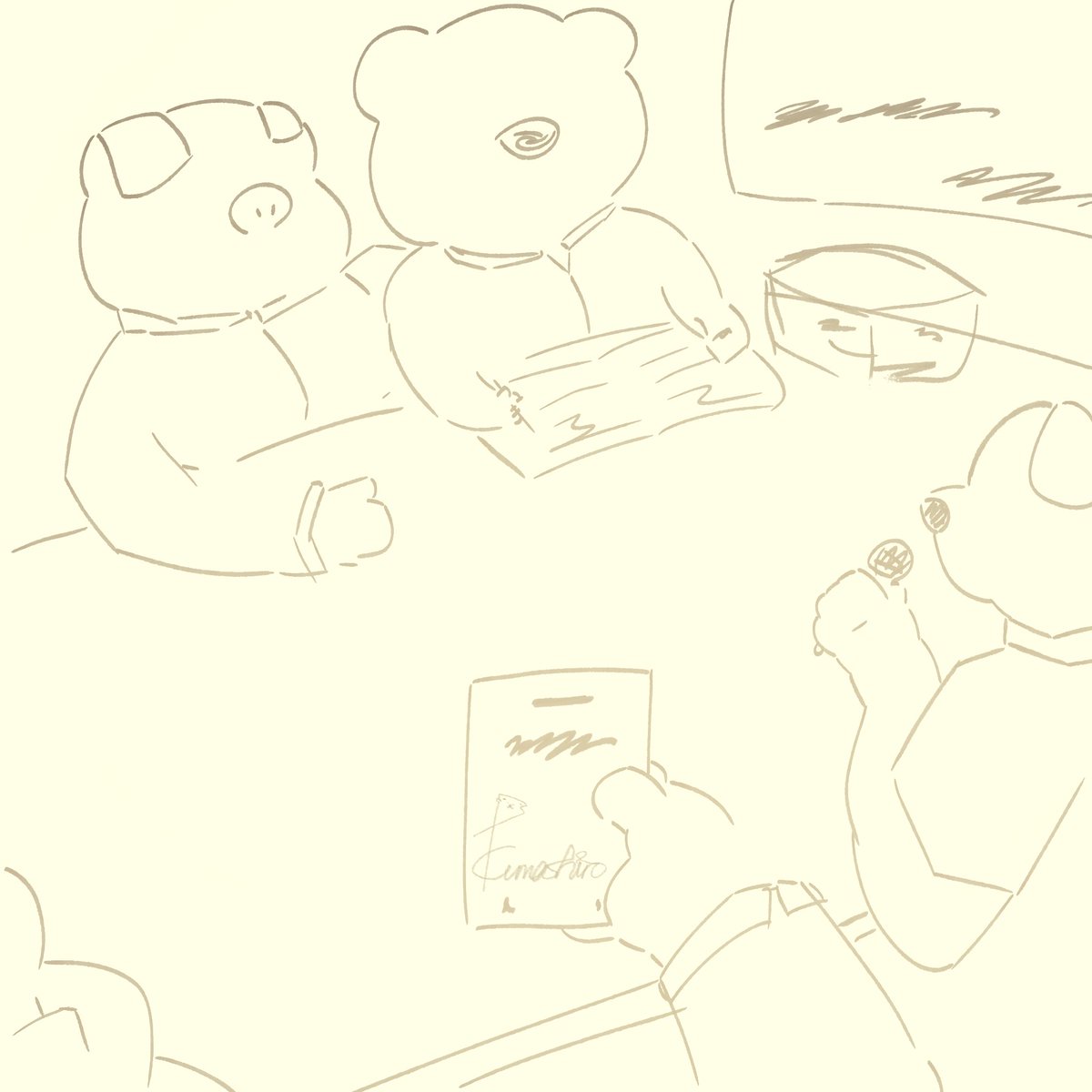 bearkumashiro's tweet photo. お題『明日、終わるまで』

#困惑ワンドロ https://t.co/X9sb1x1aCp