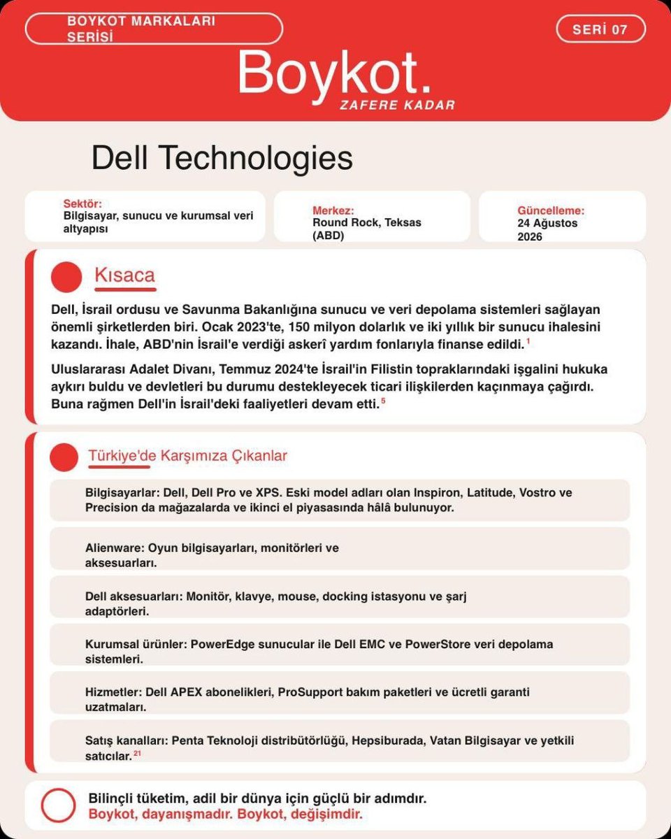 boykotzaferedek's tweet photo. Boykot serimizde bu hafta: Dell
(@Dell @MichaelDell @DellCares @Dell_JPN @DellnoBrasil)
#BoycottDell
+ https://t.co/bN5IqItOrv