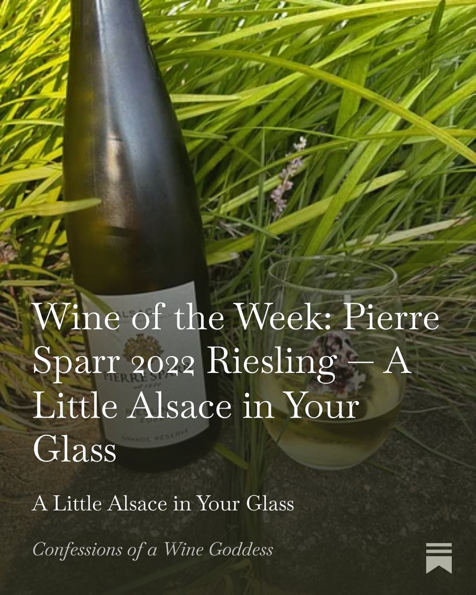 hvwinegoddess's tweet photo. Wine of the Week 🍷 Pierre Sparr 2022 Riesling from Alsace, France.
Crisp, dry & mineral-driven with ripe nectarine, subtle citrus and soft developing petrol notes. Delightful!
https://t.co/nh3iAk6D0V
#Riesling #Alsace #WineOfTheWeek https://t.co/OcPrdQjLaC