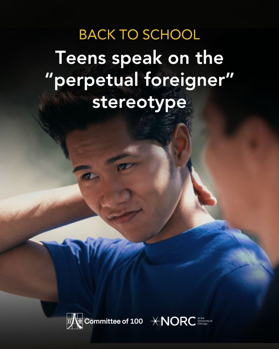Committee100's tweet photo. As we head #BackToSchool, we gathered insights from teens on how they feel about the "perpetual foreigner" stereotype - supported by our own research data. See QR code at the end to download.

#PerpetualForeigner #Research #ChineseAmerican #AAPI https://t.co/m1TM8yzsLR