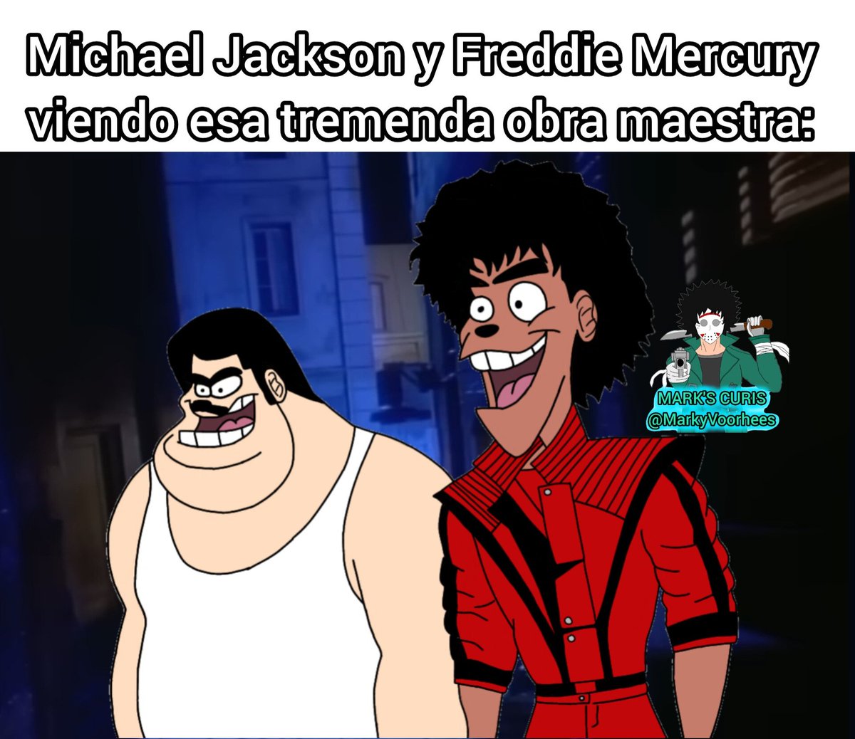 MarkyVoorhees's tweet photo. Buenos días a todos mi gente hermosa y preciosa, hoy es el cumpleaños de Michael Jackson, mi artista musical favorito 💖
Ahora yo les pregunto ¿Cuál es su canción favorita de Michael Jackson? Por mi parte, mis favoritas serían "If you don't love me" y "Beat it" https://t.co/on0D1rZdI1