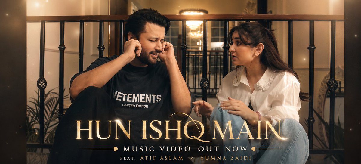 BanhiAadeez's tweet photo. Hun Ishq Main Music Video Out Now 
.
Atif Aslam you are magician... 
.
#AtifAslam #YumnaZaidi 
.
https://t.co/klQppmw0Xn https://t.co/otmqTGy4sM