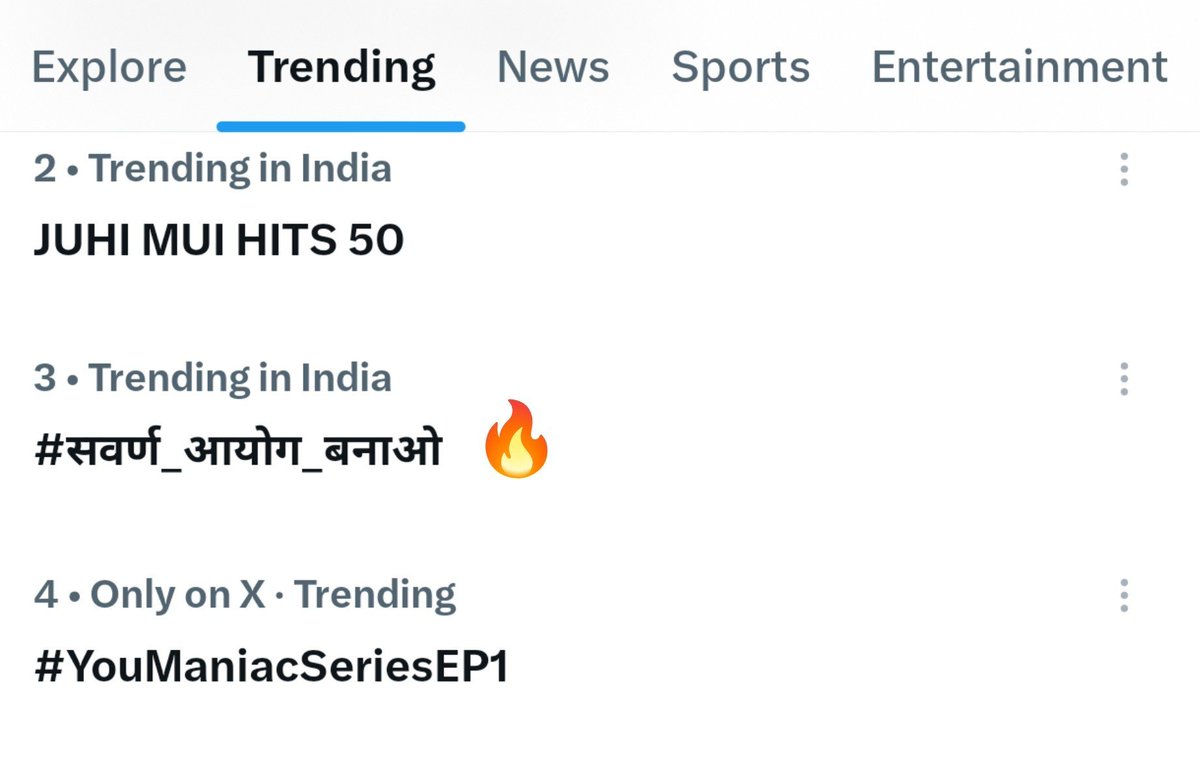 VoiceOfBrahmins's tweet photo. Trending at number.3🔥

#सवर्ण_आयोग_बनाओ https://t.co/FkveWVUqKp