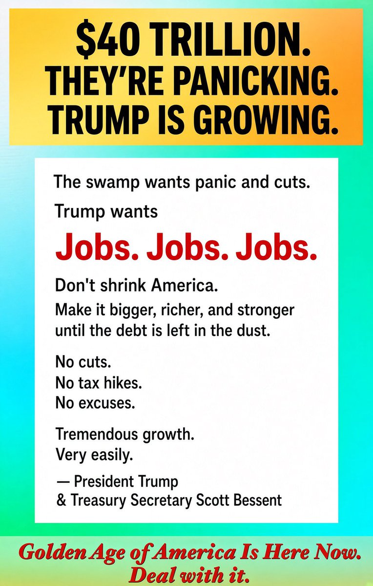 WenMaMa2's tweet photo. . https://t.co/p3A5zExOOn
🚨T4MAGA A082926 2️⃣🚨
🙏PleaseAllRide #TRUMPTRAIN
#SaturdayBlessings #MAGA God Bless All ✝️��️ Ty 🙏 👉 @PriamtheB 👈❤️😇
#UnitedWeStand Safe & Strong💪
✅🙏FollowAllMAGA_Angels&Saints:
#MagaFamily #UltraMagaLOVE ❤️🤟
🙏 😇🤩🪖 @827js @mil_vet17 @mgtexp
@AZWS @BrexitLondon @brexit_blue @suzost @thandar324 @SirFlyzalot @45mx_7 @x4Eileen @ricphy2 @PSwal807 @AppSame @Teddy2741 @45johnmac @MilvaGauto @TeePal2 @DrHoagy @TBruceTrp773 @RDog861 @tutukane @toypilaNews @Zegdie @bdonesem @Pat10th @USMC2020 @GaryWalters66 @1NJConservative @texasrecks @VEtFeMaLE @MasterDieken @Sheltieman3 @Pwrfulwoman2 @smrose29 @CasanovaX8X @MeltingInMarana @AnonAgain987 @kirolossamih1 @Gentleman2741 @1HappyGirl_ @helen44767171 @veronelle1 @PatriotWoman22 @1109Patricia @Carmeli33392291 @cali_beachangel
GOD BLESS ALL✝️☮️🙏🇺🇸🦅🗽⤵️
#PassTheSaveActOrBePrimaried
Senators are on vacation instead of…
#PassTheSAVEAmericaActNOW
🗣️ #WeThePeople are spoken loud and clear …
🗣️ #TheSilentMajority can’t take it any more🔥