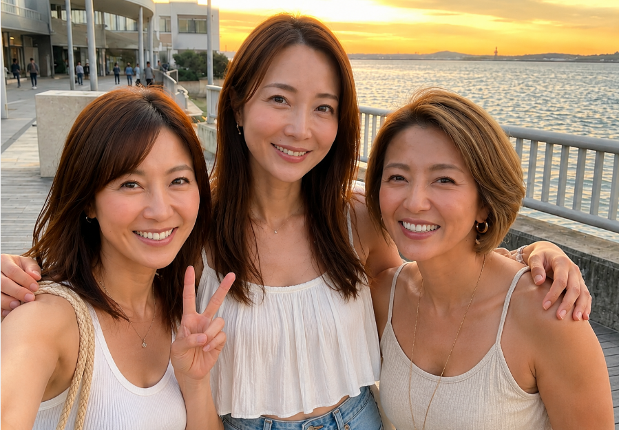 DannyEa58190856's tweet photo. この3人のおばさんなら誰がいいですか？♡

①左(私)
②真ん中
③右 https://t.co/PuCKPycxXS