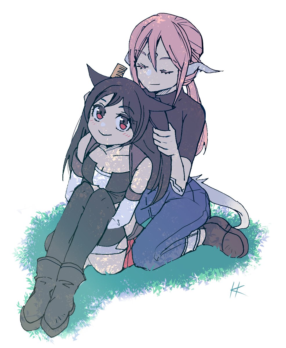 hakkakkaka's tweet photo. 今日は落書きの日！　#FF14イラスト https://t.co/GWkVyoTfu9