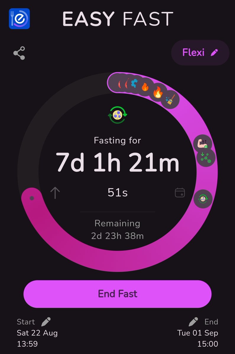 novagoingup's tweet photo. officially one week fasted 🔥 https://t.co/W9jjpheGdQ