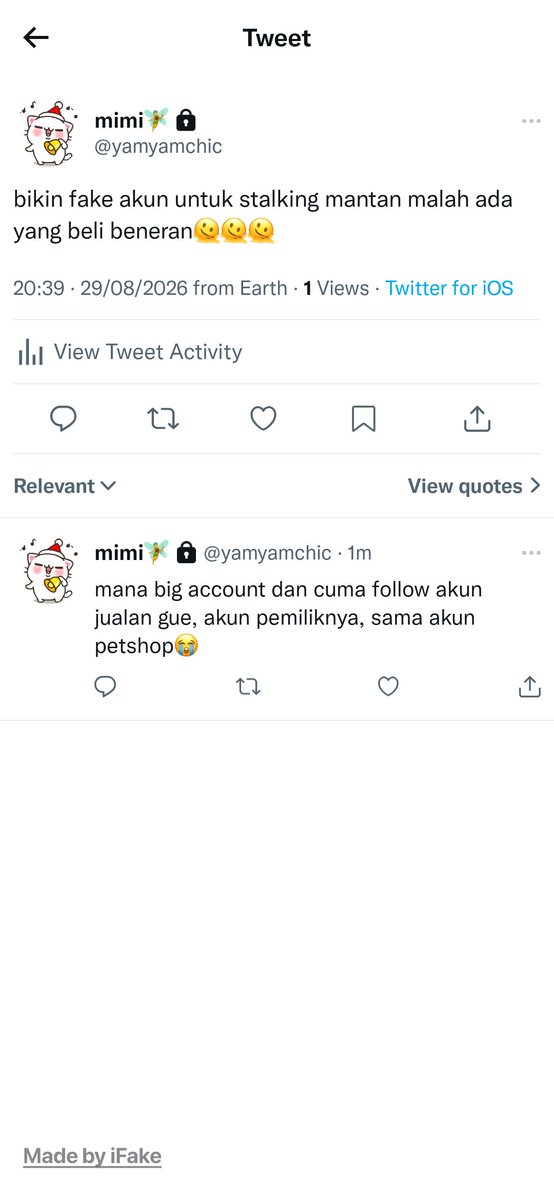 yoonminkecil's tweet photo. Yoonmin few tweets au

Niat hati Jimin buka akun jualan untuk stalking mantan, tapi ada anomali yg beneran beli "dagangan"nya🙏 https://t.co/O54iutYoVH
