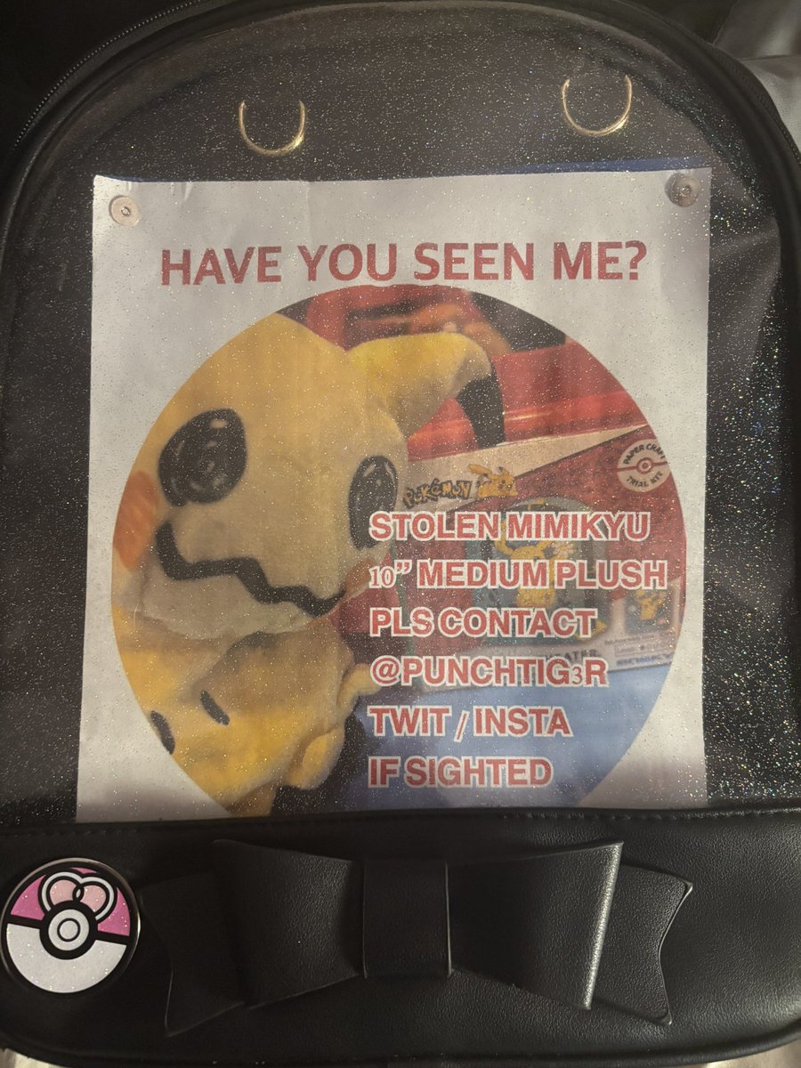 PUNCHTIG3R's tweet photo. DEPLOY THE EMERGENCY ITA BAG MISSING POSTER https://t.co/2rLLYUxPfB