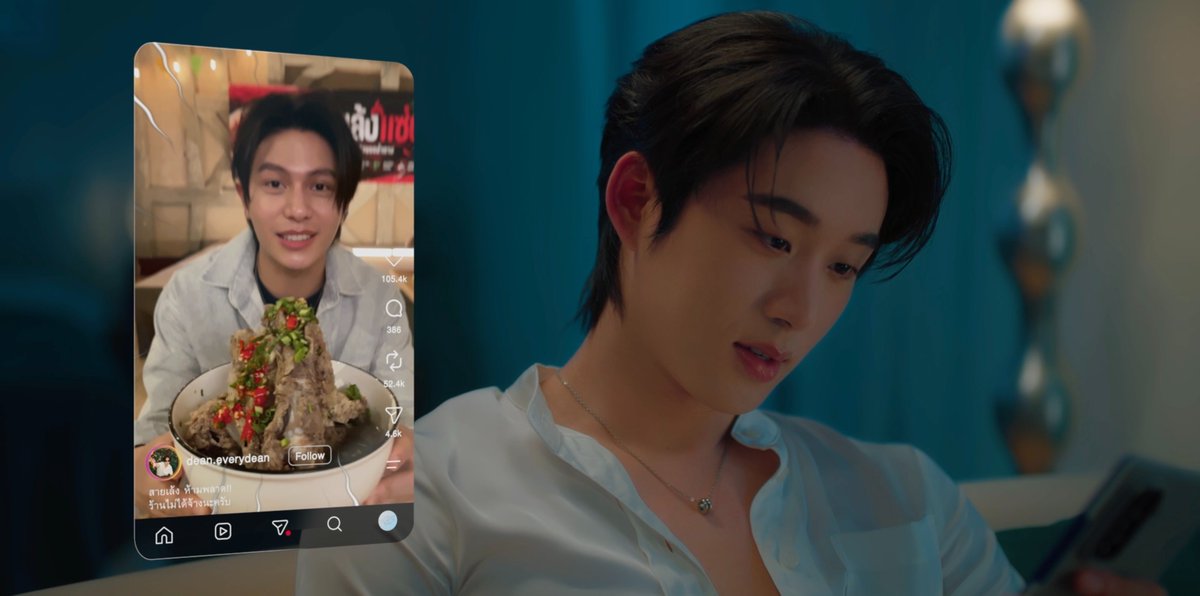GMMTV's tweet photo. กลับห้องมาส่องโซเชียลเค้าแล้วแอบยิ้ม เอาไง ที่บ้านหนูเรียกถูกสเปก เชดโด้นะพี่
#YouManiacSeriesEP1
@Williamjkp1 @EstRvp https://t.co/7sEefc63IM