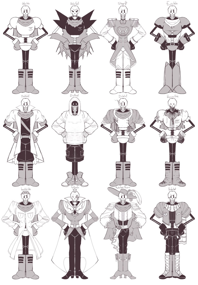 konvalia6's tweet photo. I wish there were more Papyrus centric AU's dammit 🤧
I might do another one with Gaster to complete the skelebro family lol
#undertale #Papyrus #undertaleAU https://t.co/3UgrZ7PTsb