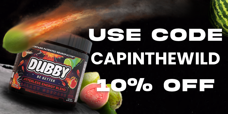 CapInTheWild's tweet photo. Big news: I'm officially partnered with @DubbyEnergy  🤝

If you've seen me running on their energy blends during streams, now you can grab it too — code CAPINTHEWILD gets you 10% off.

Excited to be part of the team 🚀 https://t.co/8dwdrXdBRV