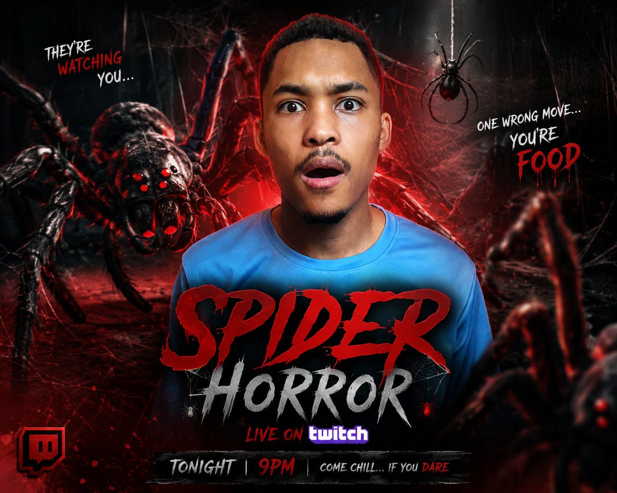 Jking_T0's tweet photo. FACING MY DEEPEST FEAR ON STREAM TONIGHT 👀🕷
FOLLOW MY TWITCH: https://t.co/FQKzbGavZh https://t.co/EHoi941XTN