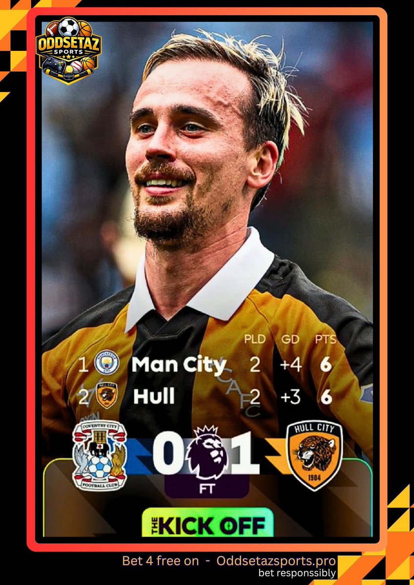 ODDSETAZ01's tweet photo. Two games. Two wins. 🔥
@HullCity are loving life back in the Premier League! 👏

#HullCity #PremierLeague #UpTheTigers 🐯 https://t.co/aCiUN8o3X8