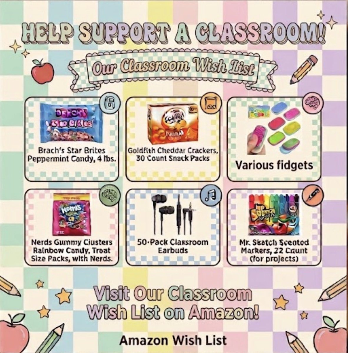 MurphyShan52376's tweet photo. 8 days in and still need a few things! District Testing is next week. 

💙6th-8th Grade
💛Special Education Teacher
💙12th year teaching 
💛lllinois Teacher 
💙Title 1

#ClearTheList #BeAGoodHuman #BackToSchool #TeachersofX #TeacherWishList #lawtwitter 

https://t.co/AK97Y5qixr https://t.co/kreuHO0xJ1