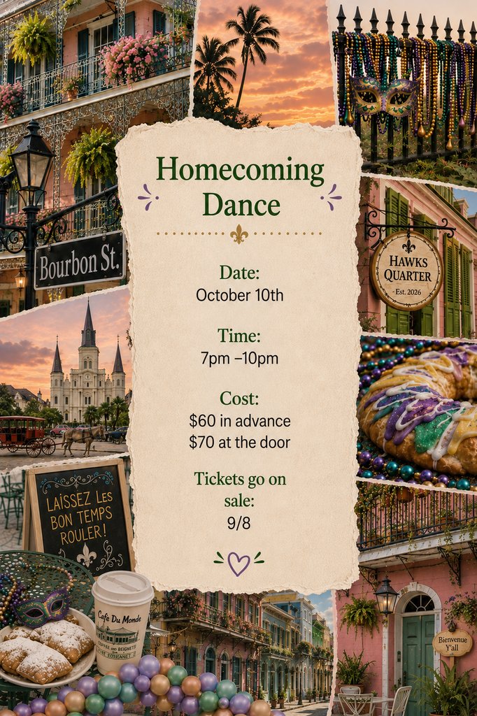 LakeMinneolaHS's tweet photo. Hawks, Homecoming is just around the corner! ๐ Get ready for an unforgettable week.
Check out all the details, dates, and event info in the attached flyers below! ๐
#OneHawk #Homecoming2026 https://t.co/XGDFqKPC7d