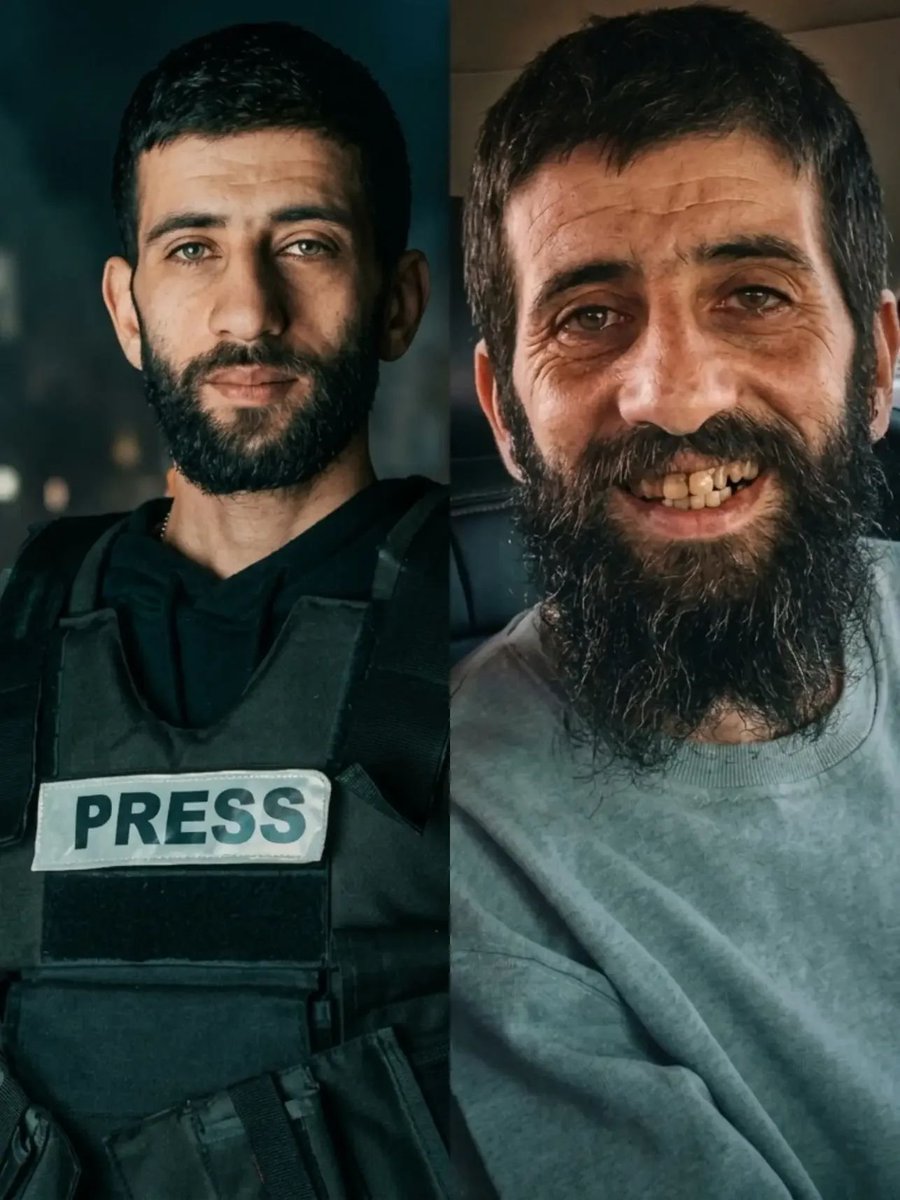 kutubusitte's tweet photo. #Filistinli 🇵🇸 gazetecinin işgalci siyonistlerin zindanında dönüşümü https://t.co/misDH206Rn
