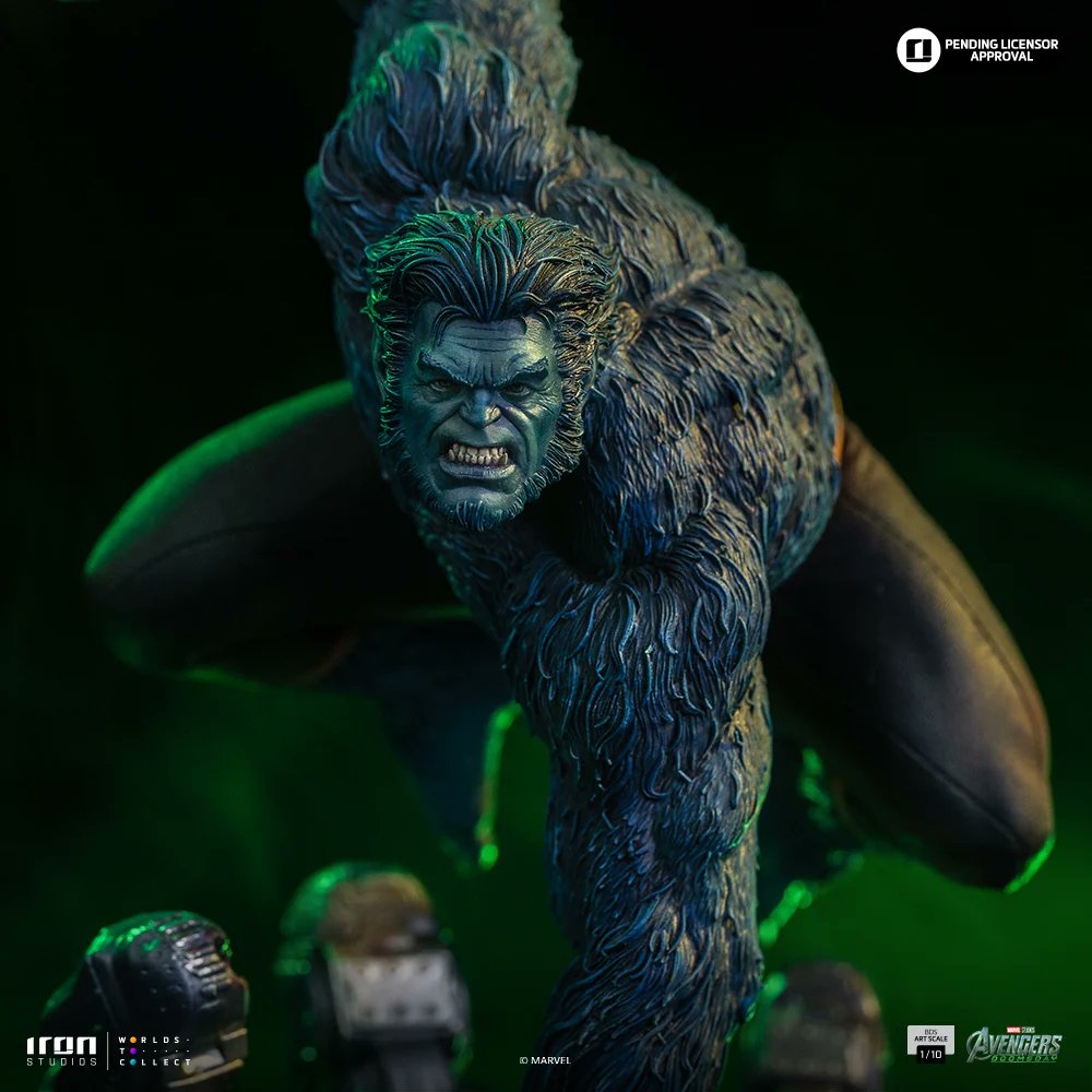 marvel_updat3s's tweet photo. New look at Iron Studios’ Beast statue for ‘AVENGERS: DOOMSDAY’ https://t.co/39LTIVC33J