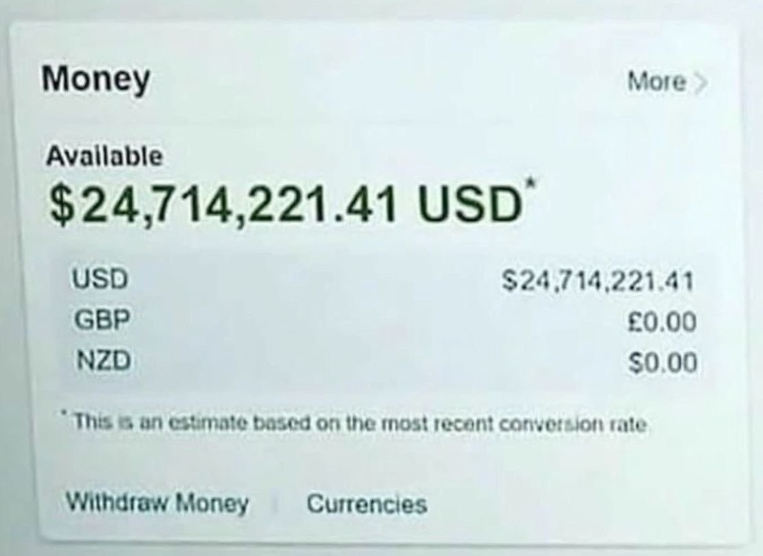 Fisuram4's tweet photo. Si ves esto...

Mereces ser millonario...

Lo serás! https://t.co/A8OfUvRgL5