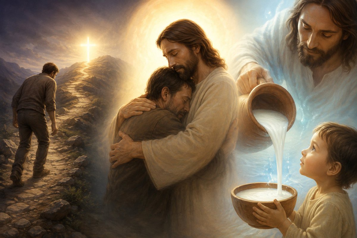 ObispoMunilla's tweet photo. Os comparto otra maravillosa reflexión de San Agustín:

"Yo buscaba el camino para llegar a Dios, pero no tenía fuerzas para encontrarlo. Entonces me abracé a Jesucristo, el mediador entre Dios y los hombres, ya que la Sabiduría de Dios era demasiado grande para mi debilidad...
Por eso, el Verbo se hizo carne: Dios convirtió su Sabiduría en leche, en un alimento sencillo y cercano, que nosotros, todavía niños espiritualmente, pudiéramos recibir y asimilar." (Cfr. Confesiones, Libro 7).
