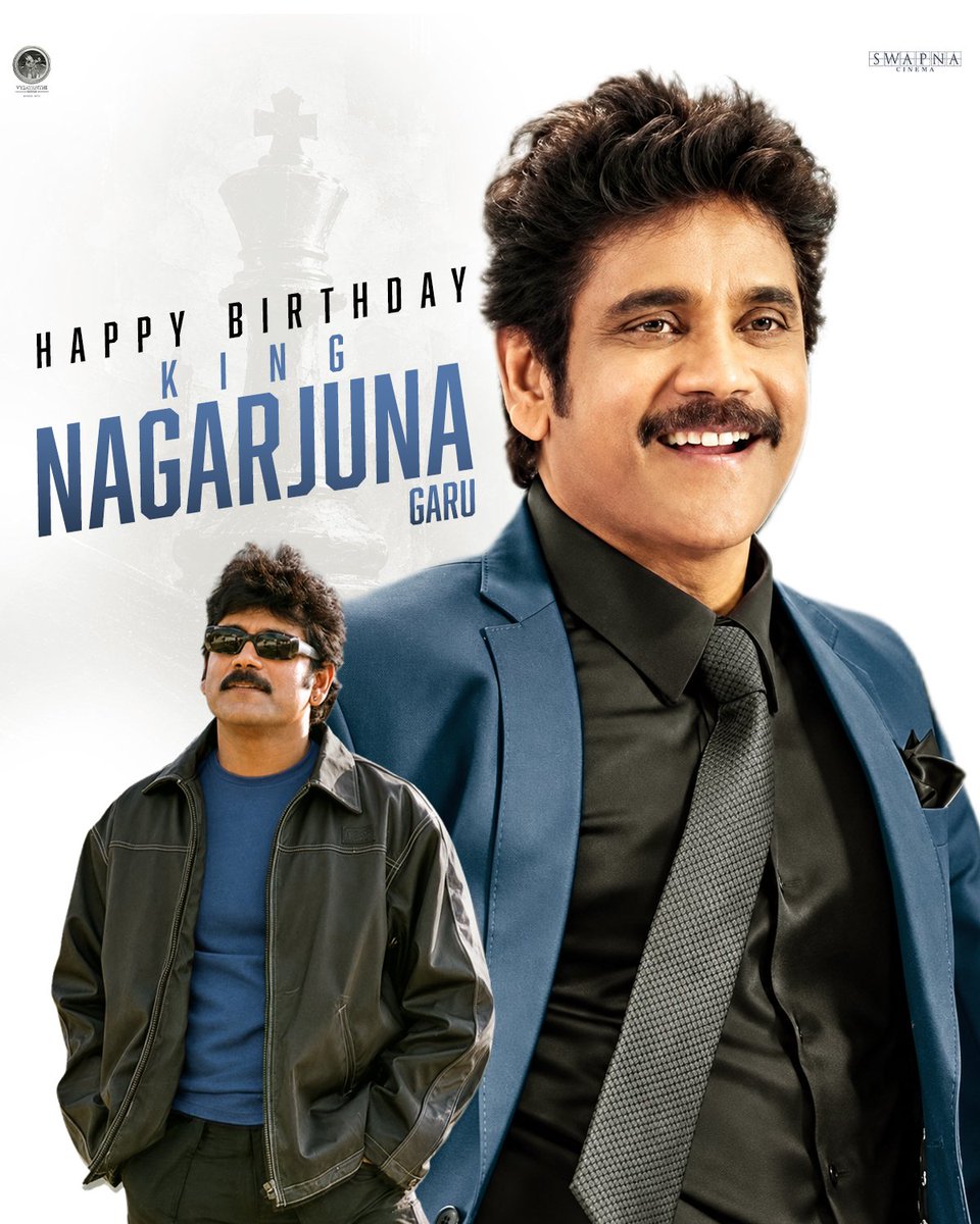 VyjayanthiFilms's tweet photo. Wishing the KING, evergreen @iamnagarjuna garu a very Happy Birthday! ❤️

Watch and enjoy Aazad Songs on this special day!
▶️https://t.co/VTPCwnlwxC https://t.co/WgdUhRbp29