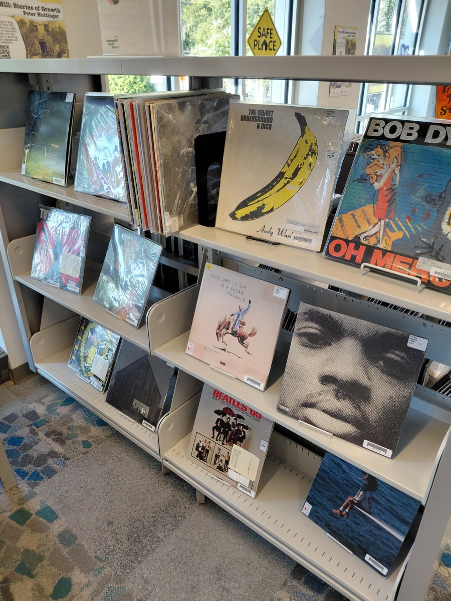 the_satellite23's tweet photo. The library let's you borrow vinyls now and I think that's cool af https://t.co/bsTZ8ip82I