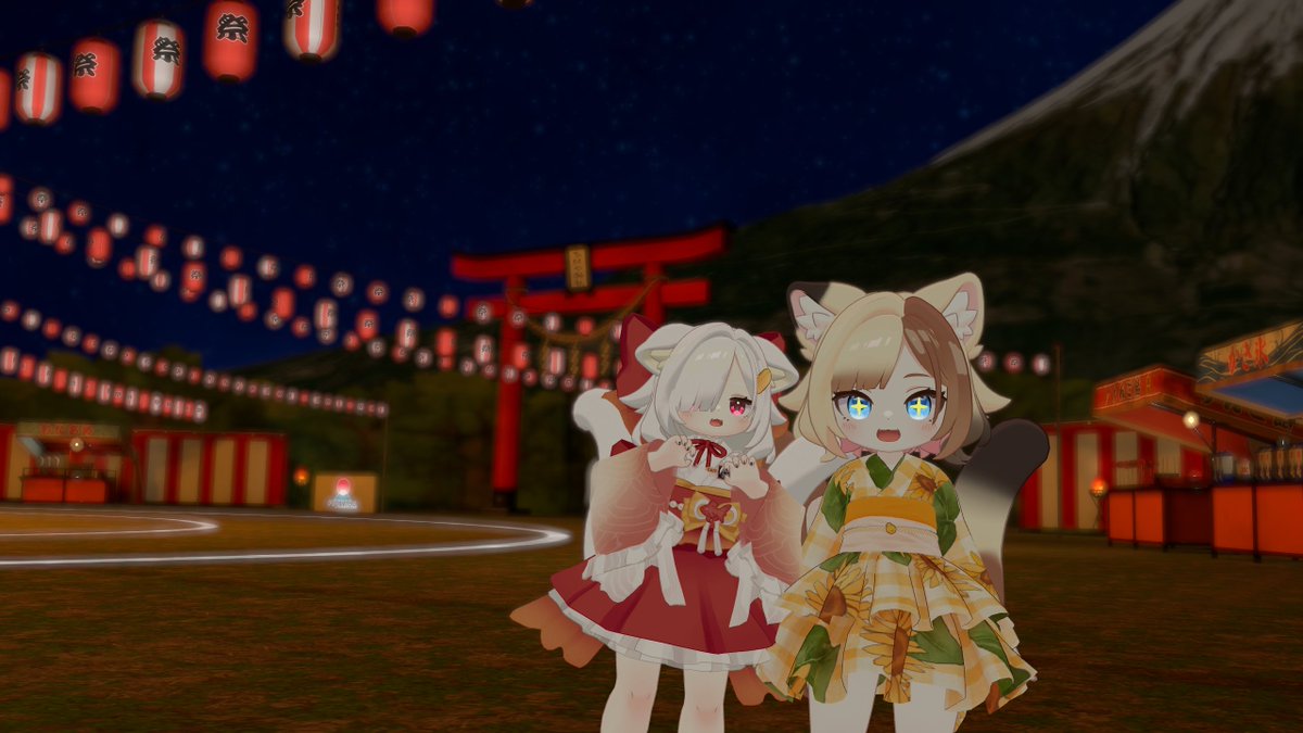 Mei_long_chan's tweet photo. アズキbar×FUJIYAMA納涼祭たのしんでくれた？？？？

きてくれてみんなありがと～～～！！！！！

#VRC_アズキbar 
#フジヤマ納涼祭2026 https://t.co/rtZp2I0oF1