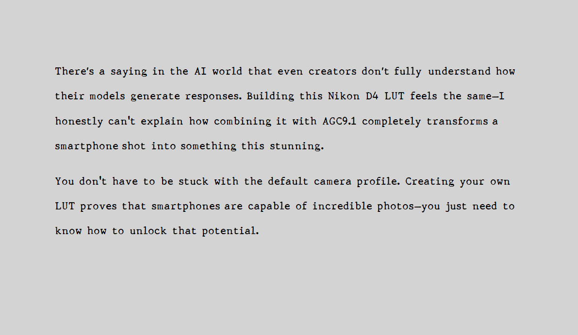 ShineChra's tweet photo. AI logic vs. LUT chemistry.
#AGC91 #GCam #SOOC #MobilePhotography https://t.co/yzpMySu6tX