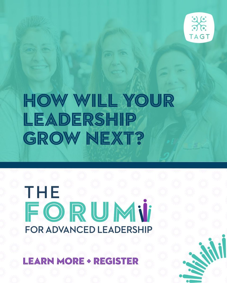 TXGifted's tweet photo. The TAGT Forum for Advanced Leadership kicks off in October. Designed for experienced G/T leaders, the Forum offers space to think strategically about your leadership skills. Register for the Forum only or include it in your Leadership Pathway bundle. https://t.co/yOBFfUiNQh https://t.co/nm7kbNtvm9