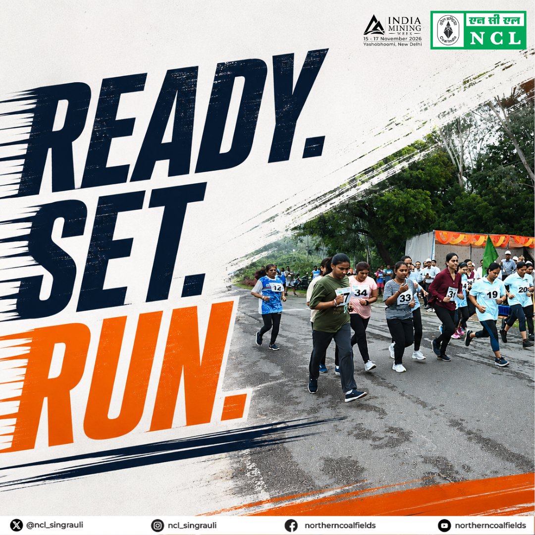 NCL_SINGRAULI's tweet photo. Take a look at the glimpses of the Cross Country Marathon through these memorable moments! 

#NationalSportsDay2026 #CrossCountryMarathon #NCL #Sports #Fitness #FitIndia #kheloindia 

@CoalMinistry | @CoalIndiaHQ | @kishanreddybjp
| @satishdubeyy https://t.co/kXsfIPVdmJ